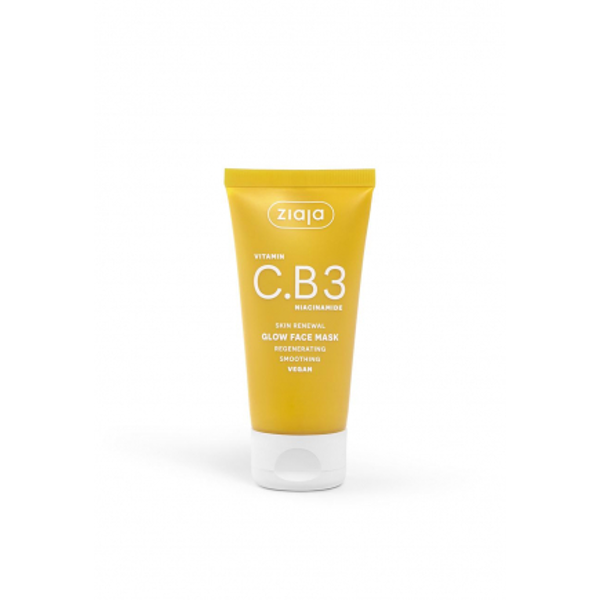 ZIAJA VITAMIN C.B3 NIACINAMIDE ŠVYTĖJIMO SUTEIKIANTI VEIDO KAUKĖ, 50 ml