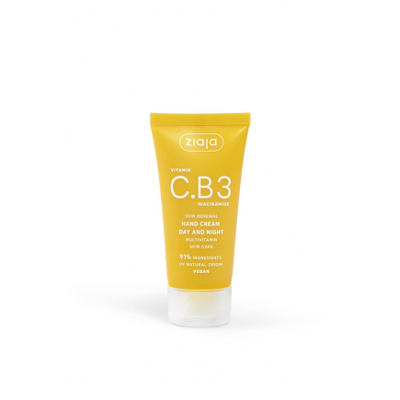 ZIAJA VITAMIN C.B3 NIACINAMIDE RANKŲ KREMAS, 50 ml