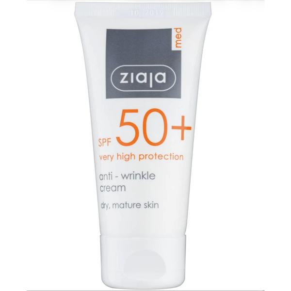 ZIAJA MED PRIEŠRAUKŠLINIS VEIDO KREMAS SPF 50+ 50ml