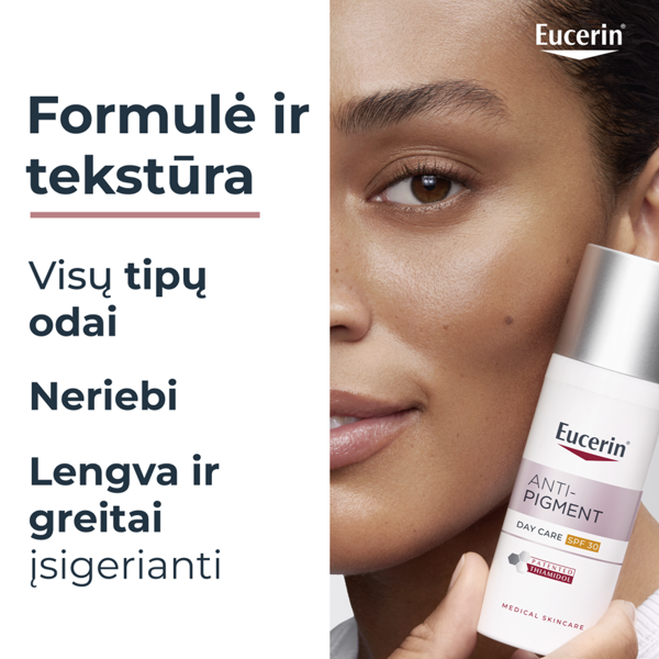 EUCERIN ANTI-PIGMENT, dieninis kremas, SPF30, 50ml paveikslėlis