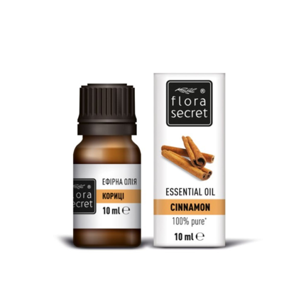 FLORA SECRET, cinamono eterinis aliejus, 10 ml paveikslėlis