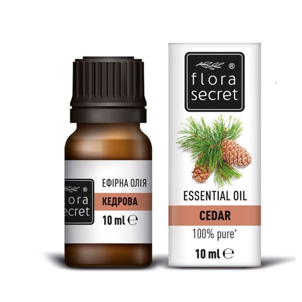 FLORA SECRET, kedrų eterinis aliejus, 10 ml paveikslėlis