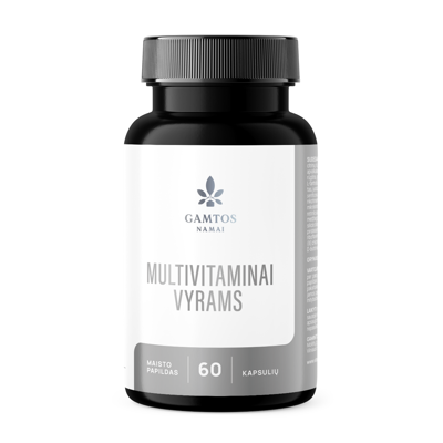 MULTIVITAMINAI VYRAMS, 60 kapsulių paveikslėlis