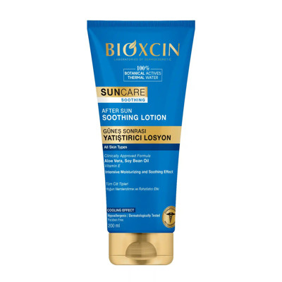 BIOXCIN SUNCARE raminantis losjonas po deginimosi su alaviju ir vitaminu E, 200 ml
