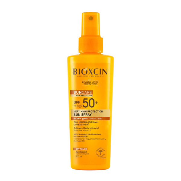 BIOXCIN SUNCARE purškiamas losjonas nuo saulės SPF 50+, 200 ml