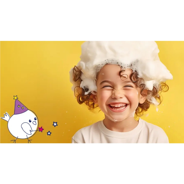 DRESDNER ESSENZ 2-in-1 Dušo žele & Šampūnas vaikams „Laimė & Džiaugsmas“   (aviečių kvapo) 250 ml