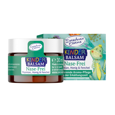 Balzamas vaikams DRESDNER ESSENZ „Laisva nosis“ 30 ml