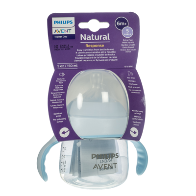 PHILIPS AVENT NATURAL RESPONSE, Buteliukas / puodelis su greitos tėkmės žinduku, 150ml (SCF263/61)  paveikslėlis