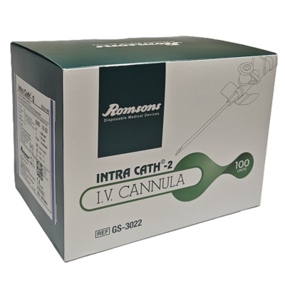 Kateteris, intr.su adata, 22G, mėlynas, 100 vnt. paveikslėlis