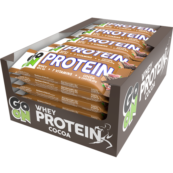GO ON PROTEIN, Cocoa, proteino batonėlis, 50 g paveikslėlis