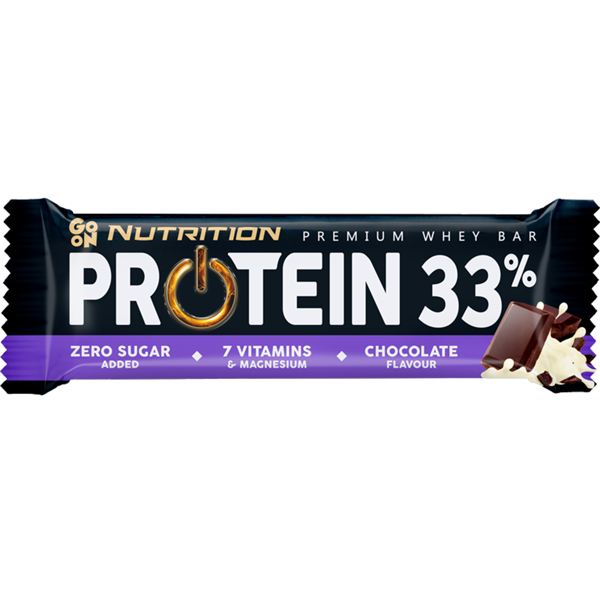 GO ON PROTEIN, 33% Chocolate, proteino batonėlis, 50 g paveikslėlis