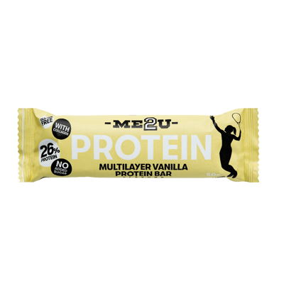 ME2U, Multilayer Vanilla, proteino batonėlis, 50g paveikslėlis