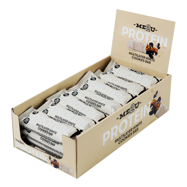 ME2U, Multilayer White Cookies, proteino batonėlis, 50g paveikslėlis
