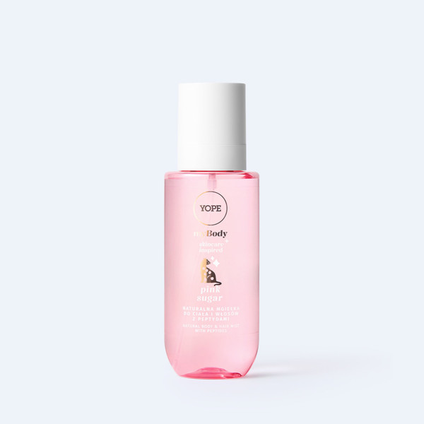 Yope “myBODY” Kūno ir plaukų dulksna Pink Sugar, 200 ml.