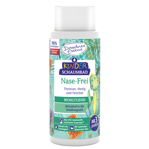 Burbulinė vonia vaikams DRESDNER ESSENZ „Laisva nosis“ 300 ml