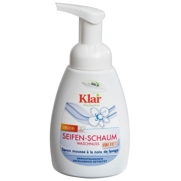 Ekologiškas muilo riešuto putų muilas „Klar EcoSensitive" 240 ml