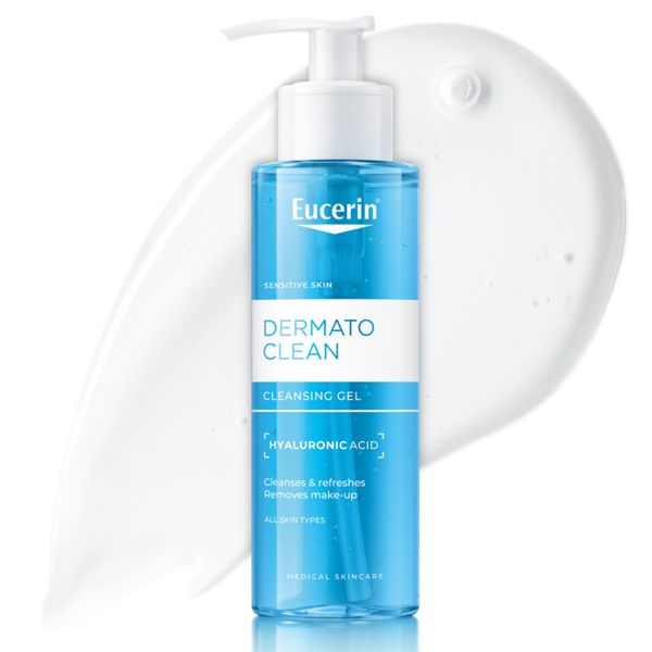EUCERIN DERMATOCLEAN, prausimosi gelis, 200 ml paveikslėlis