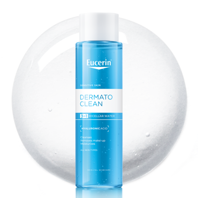 EUCERIN DERMATOCLEAN 3 IN 1, micelinis vanduo, 400 ml paveikslėlis