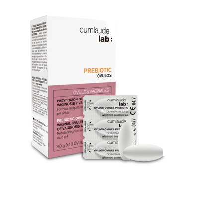 CUMLAUDE PREBIOTIC, makšties ovulės, 10 vnt. paveikslėlis