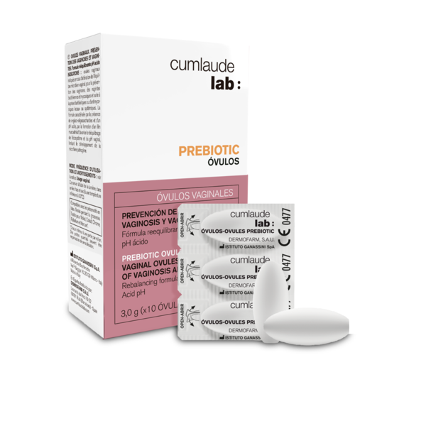 CUMLAUDE PREBIOTIC, makšties ovulės, 10 vnt. paveikslėlis
