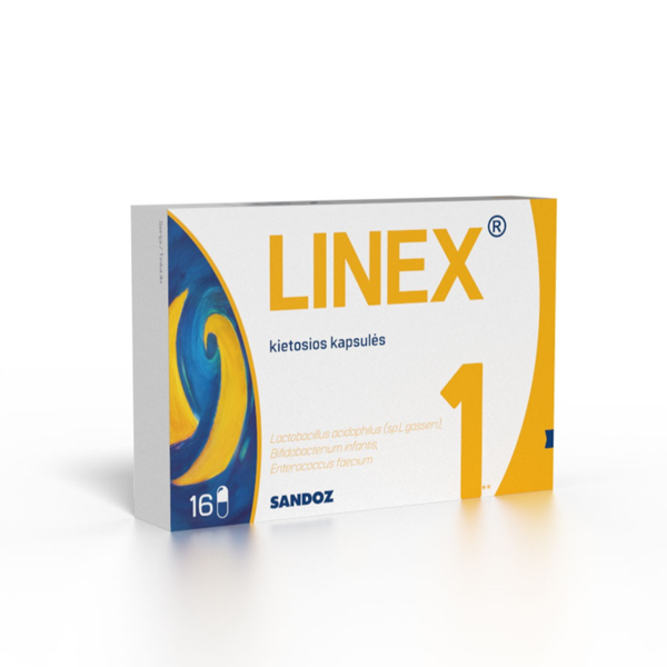 LINEX, kietosios kapsulės, N16 paveikslėlis LINEX, kietosios kapsulės, N16 paveikslėlis