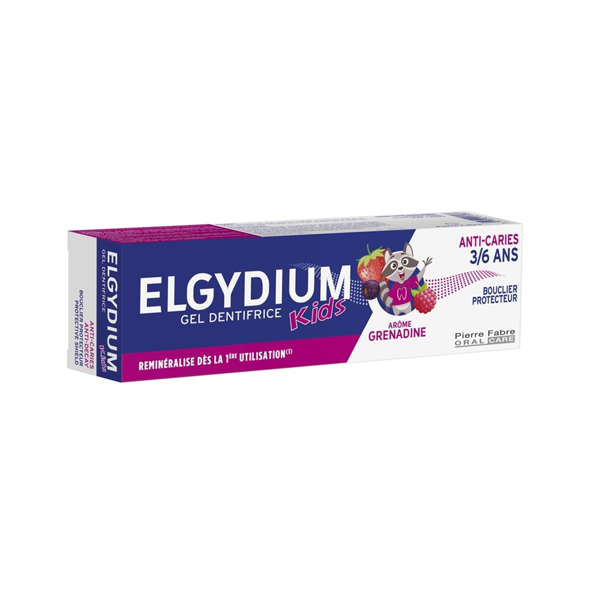 ELGYDIUM KIDS RED BERRIES, dantų pasta gelis vaikams, uogų skonio, 3-6 m., 50ml paveikslėlis