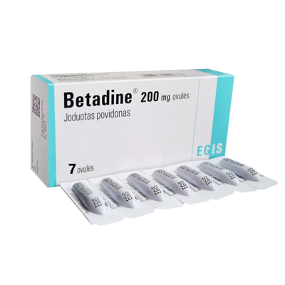 Betadine 200mg ovulės N7 (Egis) paveikslėlis