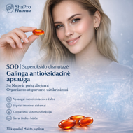 SOD, Superoksido dismutazė + Natto + Paprastosios pušys, 30 kapsulių paveikslėlis