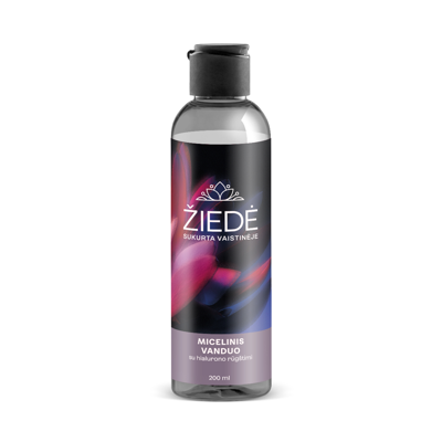 ŽIEDĖ, micelinis vanduo su hialurono rūgštimi, 200 ml paveikslėlis