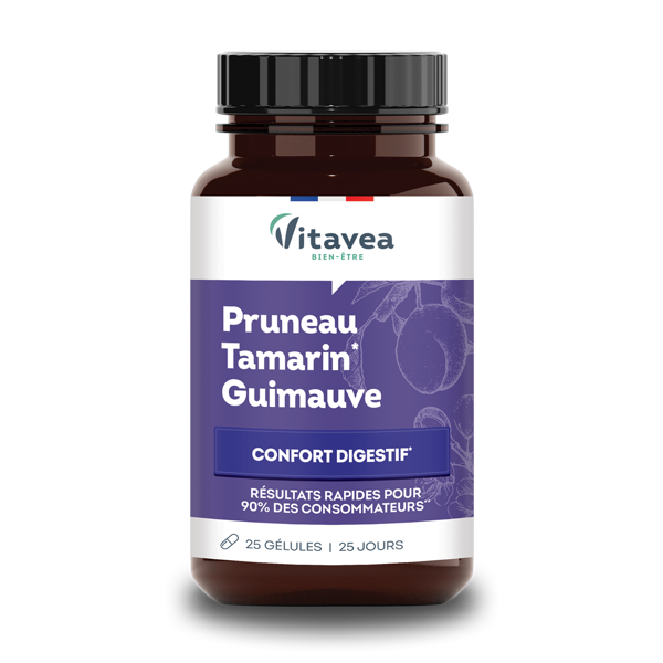 VITAVEA Slyvos, tamarindo ir svilarožės ekstraktai, 25 kapsulės