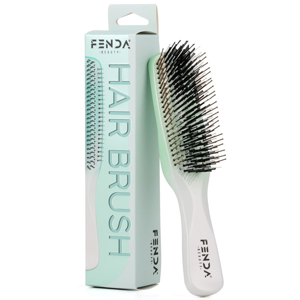 Fenda Aurora Green plaukų šepetys 1vnt