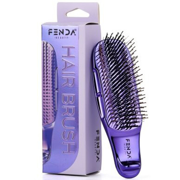 Fenda Metallic Purple plaukų šepetys 1vnt