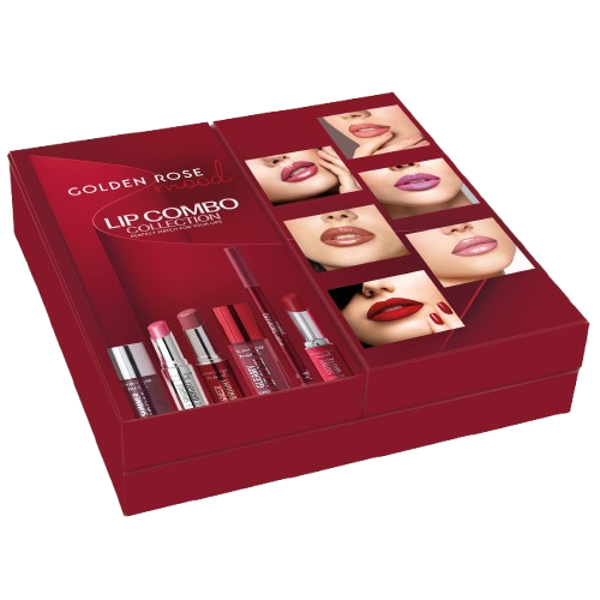 Golden Rose Mood rinkinys lūpoms 12vnt