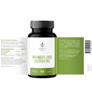 MORINGOS LAPŲ EKSTRAKTAS, 60 kapsulių paveikslėlis