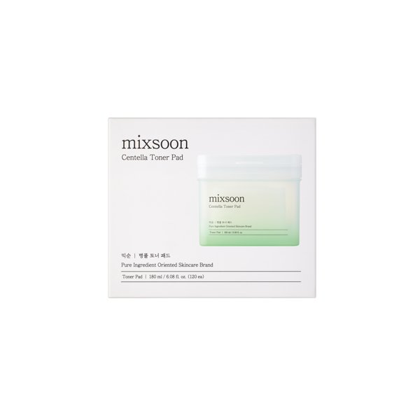 MIXSOON Centella Toner Pad 120vnt
