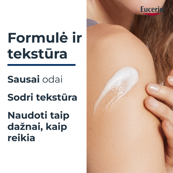 EUCERIN UREAREPAIR, 5 % Urea, kūno kremas sausai odai, 450 ml paveikslėlis EUCERIN UREAREPAIR, 5 % Urea, kūno kremas sausai odai, 450 ml paveikslėlis