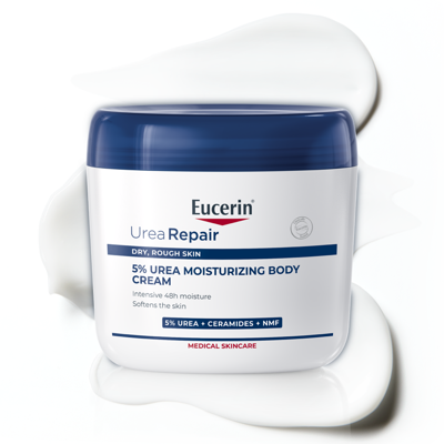 EUCERIN UREAREPAIR, 5 % Urea, kūno kremas sausai odai, 450 ml paveikslėlis