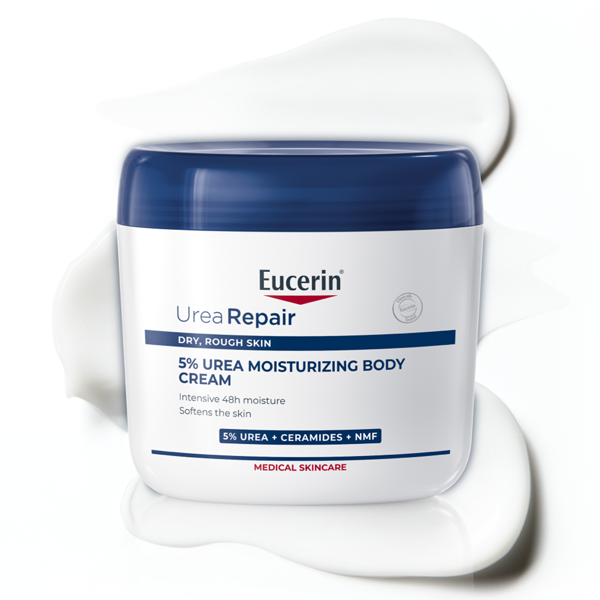 EUCERIN UREAREPAIR, 5 % Urea, kūno kremas sausai odai, 450 ml paveikslėlis EUCERIN UREAREPAIR, 5 % Urea, kūno kremas sausai odai, 450 ml paveikslėlis