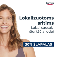 EUCERIN UREAREPAIR, 30 % Urea, kremas lokalizuotoms sausos odos sritims, 75 ml paveikslėlis EUCERIN UREAREPAIR, 30 % Urea, kremas lokalizuotoms sausos odos sritims, 75 ml paveikslėlis