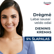 EUCERIN UREA REPAIR, dieninis veido kremas sausai odai, 50 ml paveikslėlis EUCERIN UREA REPAIR, dieninis veido kremas sausai odai, 50 ml paveikslėlis
