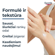 EUCERIN UREA REPAIR, 5 % Urea, rankų kremas sausai odai, 75 ml paveikslėlis