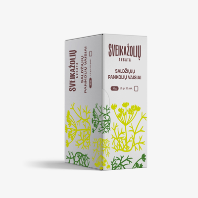 SVEIKAŽOLIŲ ARBATA SALDŽIŲJŲ PANKOLIŲ VAISIAI, 1,5g, 20 vnt. paveikslėlis