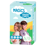 MAGICS PYJAMA PANTS, Sauskelnės kelnaitės, L 27-57kg, N12 paveikslėlis