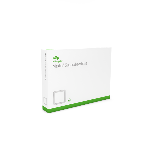 MEXTRA SUPERABSORBENT, superabsorbuojantis tvarstis, 20 x 30 cm, 10 vnt. paveikslėlis