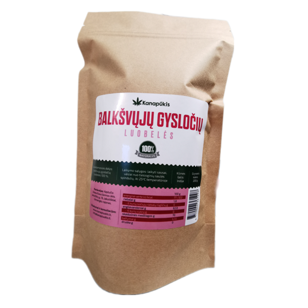 KANAPŪKIS Balkšvųjų gysločių luobelės 1 kg
