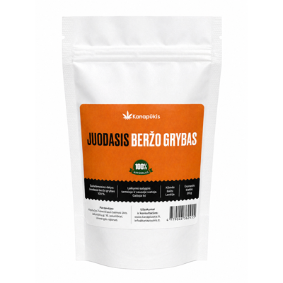 KANAPŪKIS Juodojo beržo grybas (čaga) 20 g.