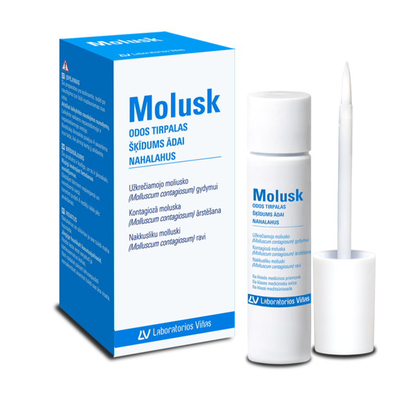 MOLUSK 10 %, odos tirpalas, 3 g paveikslėlis