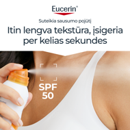 EUCERIN, aerozolinis purškalas nuo saulės, SPF50, 200ml paveikslėlis