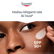 EUCERIN, kreminis gelis veidui nuo saulės, SPF 50+, riebiai, į aknę linkusiai odai, 50 ml paveikslėlis