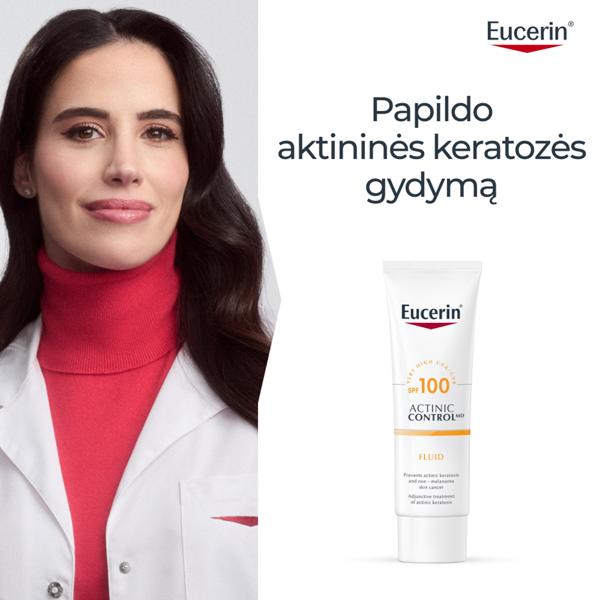 EUCERIN ACTINIC CONTROL MD, kremas, SPF100, 80ml paveikslėlis EUCERIN ACTINIC CONTROL MD, kremas, SPF100, 80ml paveikslėlis